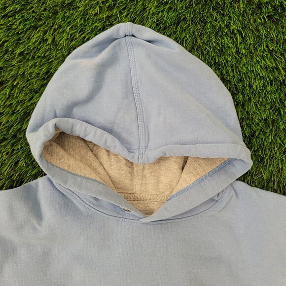 Champion C-Logo Hoodie Large 23x25 Powerblend Baggy Cropped - Picture 12 of 16